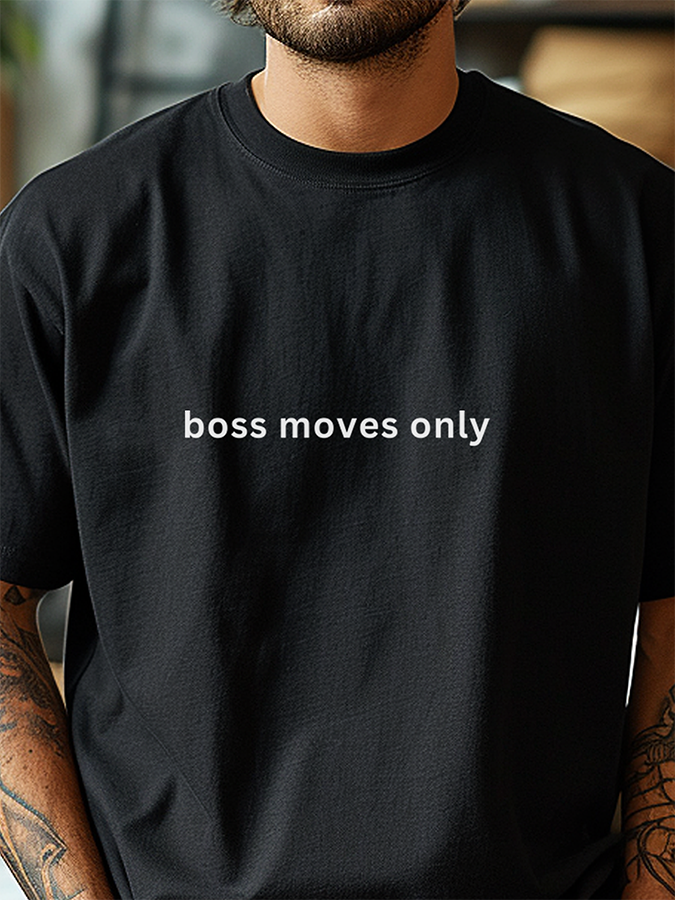 Boss Moves Only: Regular Fit T-shirt - Ultra Soft